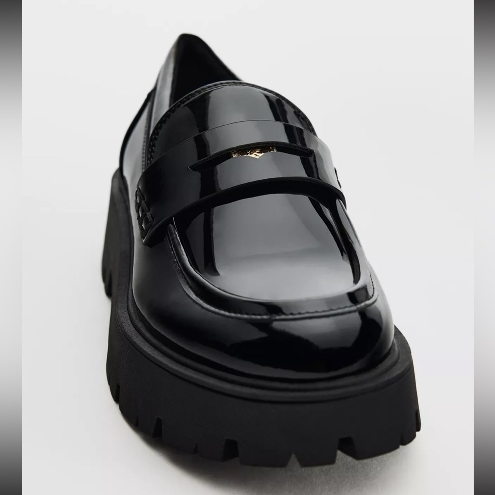 Zara Black Loafers